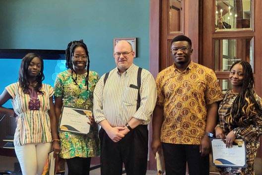 Vanessa Hackman, Amanda Anka, Mark Hoffman, Albert Nii Noi Okwei, and Ruth Yeboah